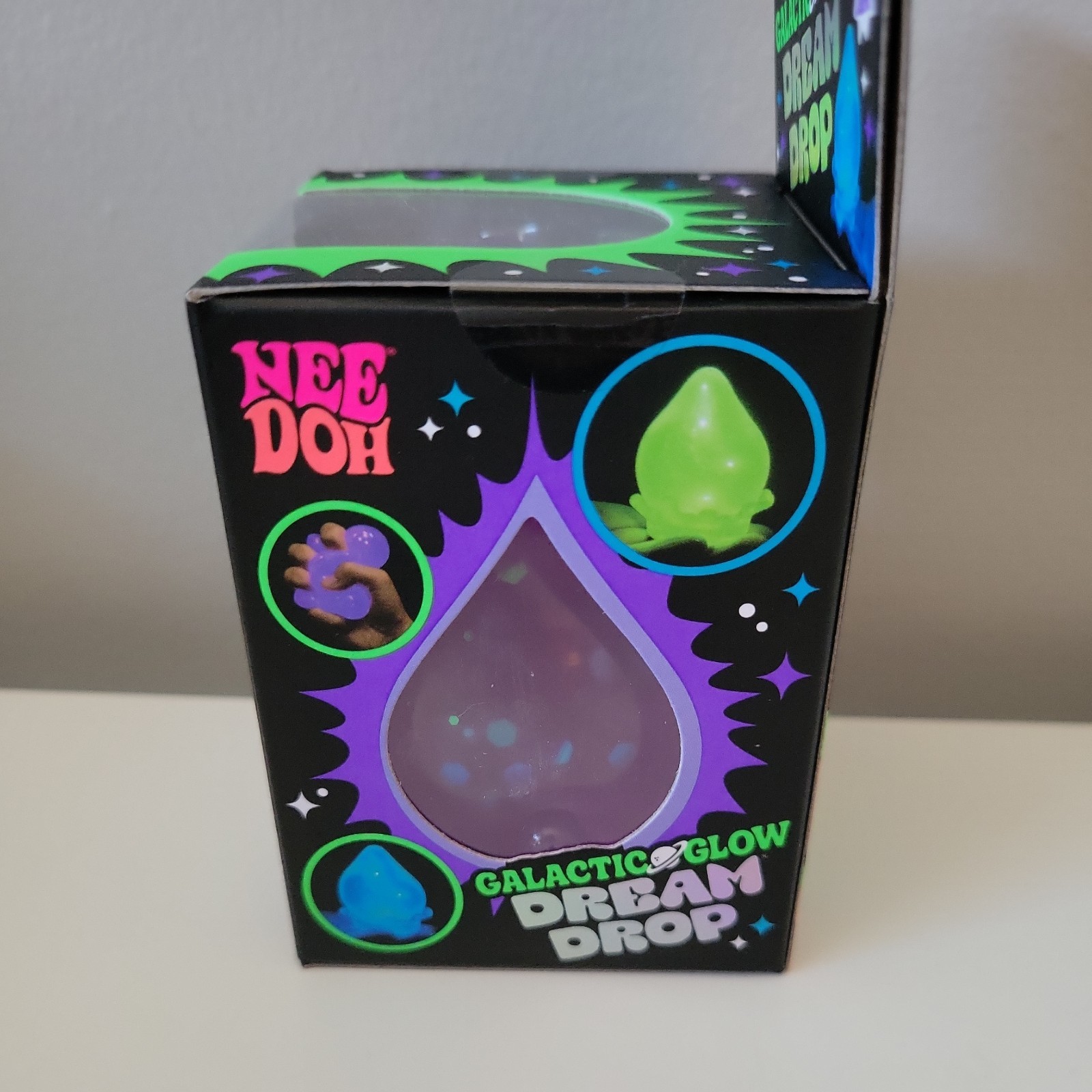 Needoh Nee Doh Galactic Glow Dream Drop Purple EXTREMELY RARE AUTHENTIC