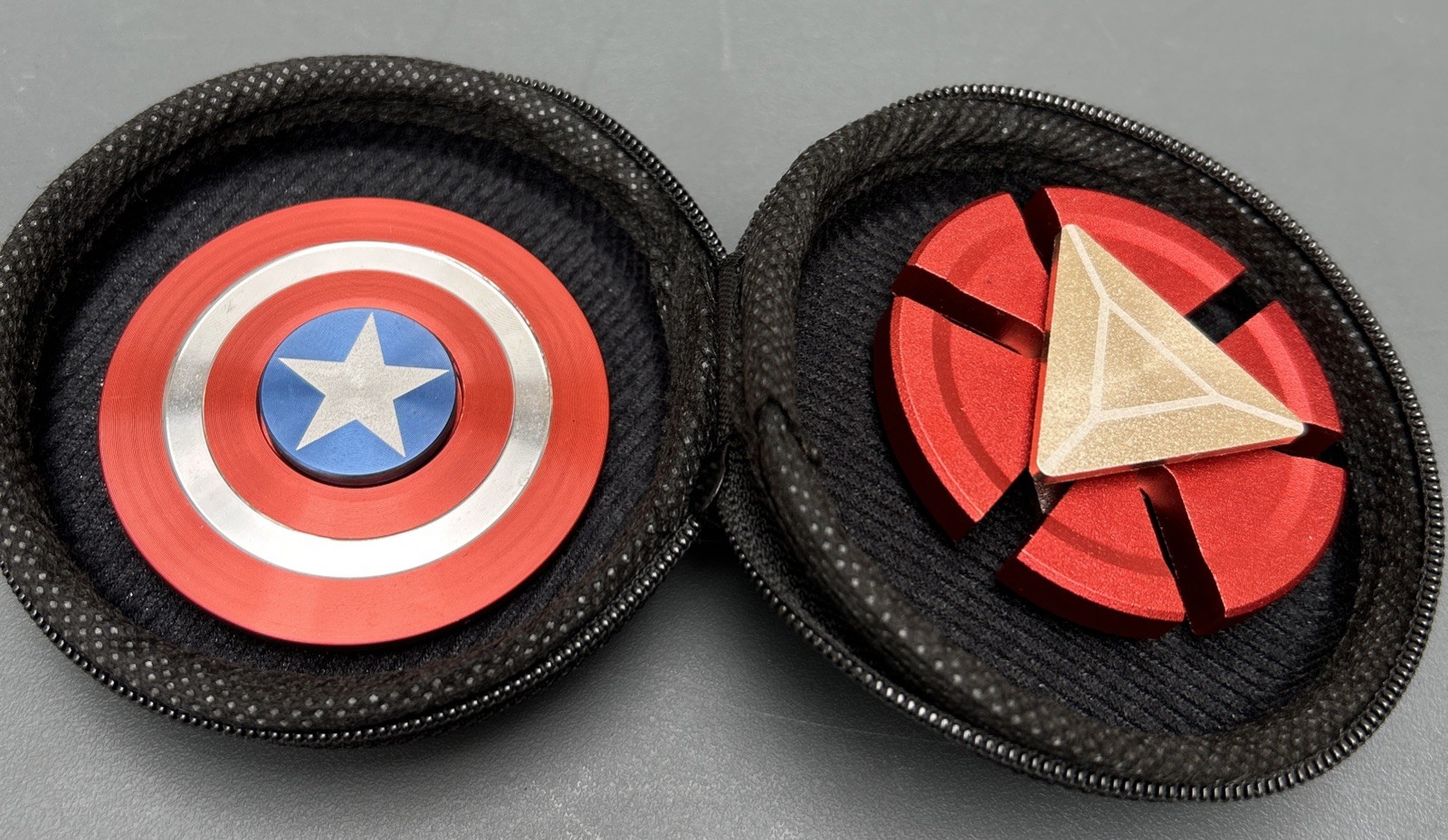 Fidget Spinner Anxiety Spinning Toy Marvel Avengers Iron Man Capt America
