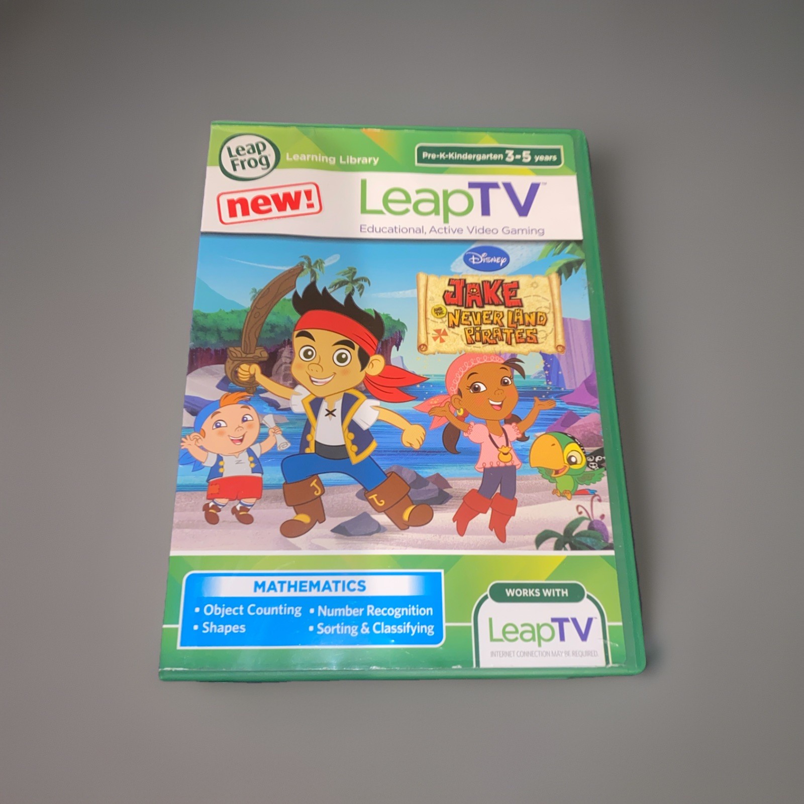 LeapFrog Leap TV Jake and the Never Land Pirates Education Video Game