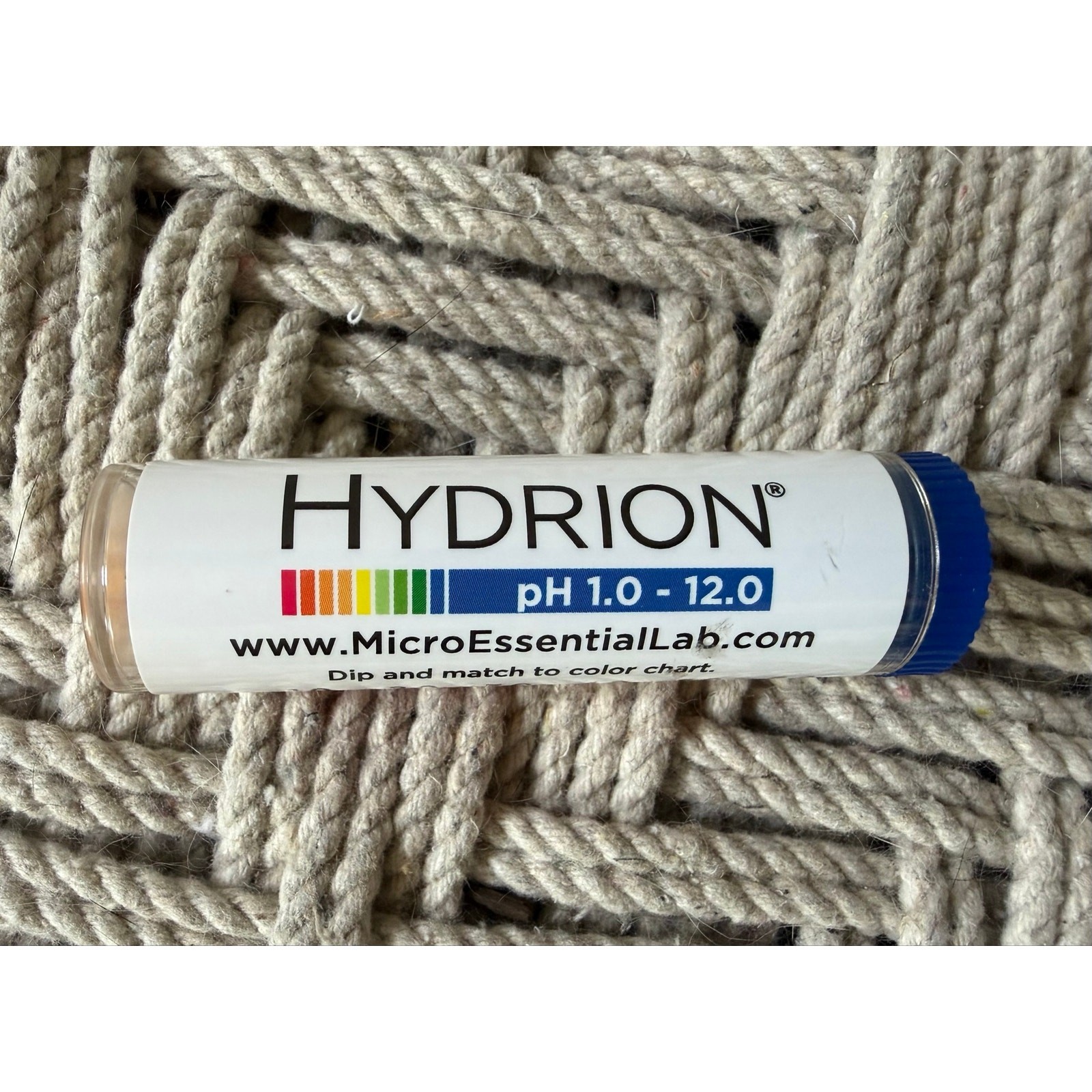 Hydrion PH 1.0 – 12.0 Test Strips, MicroEssential labs- Chemistry Lab New Vial