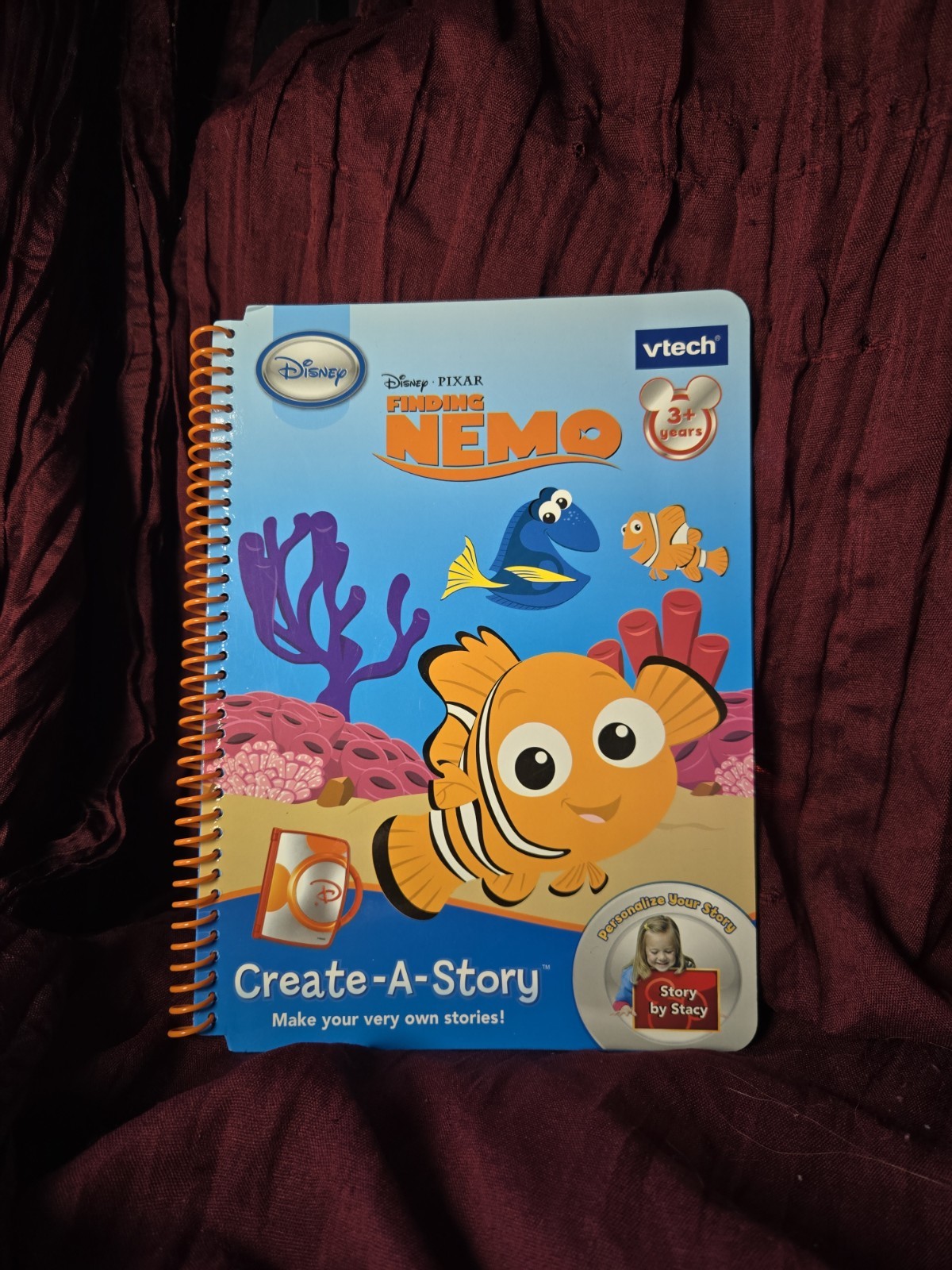 VTech Disney Create-A-Story Electronic Learning System w/ 4Story Books, 3+ Years