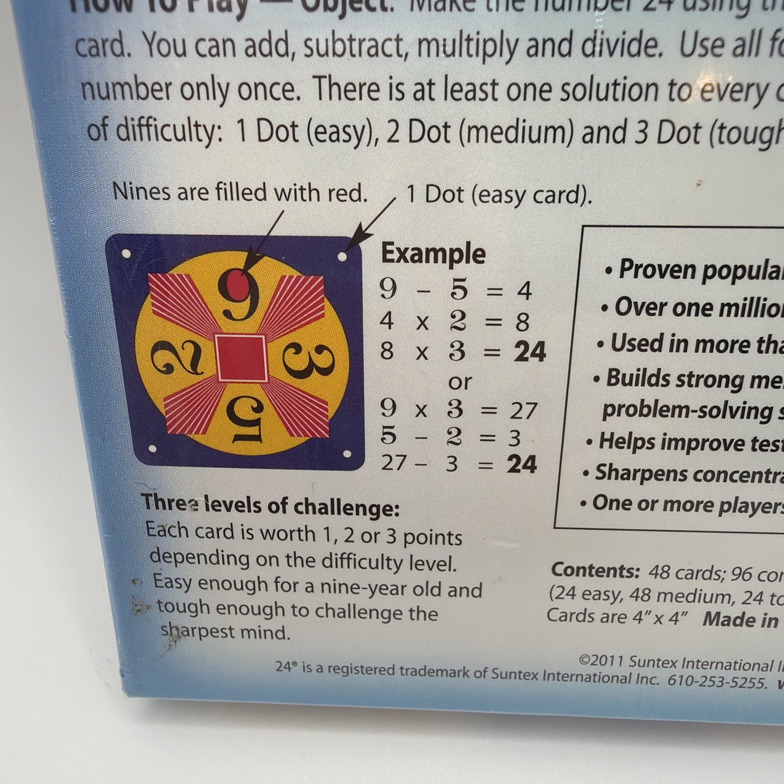 24 Game Double Digits 1 2 3 Dot Math Game Complete Math Learning Family Fun