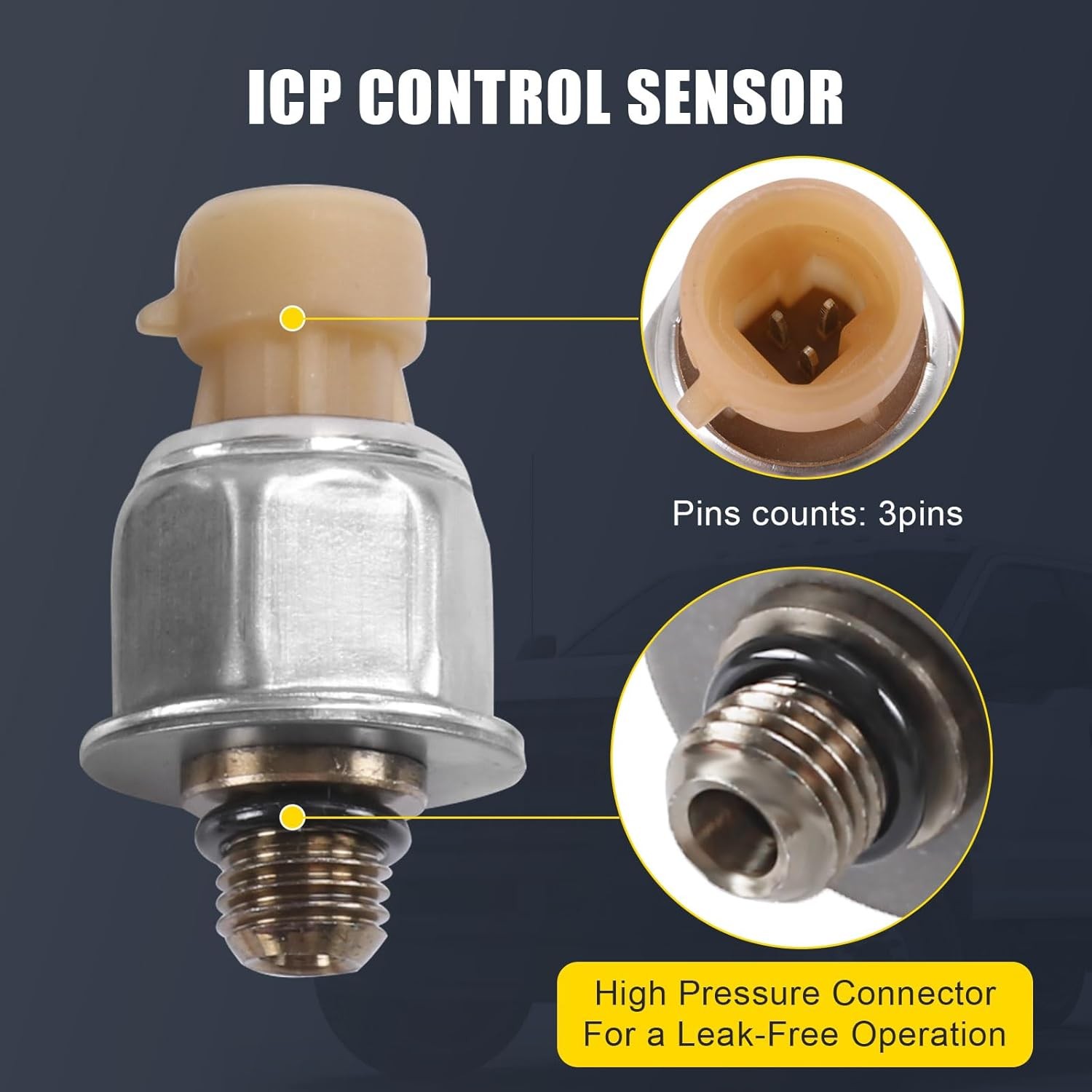 6.0 IPR Valve Injector Pressure Regulator with ICP Sensor & Pigtail Compatible w