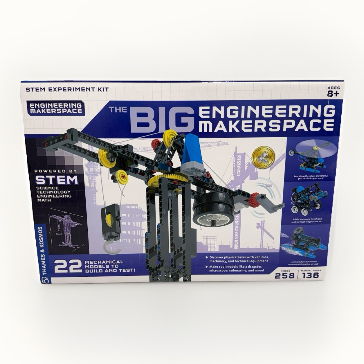 Thames & Kosmos Big Engineering Makerspace Science Kit 22 Physics Lessons NEW