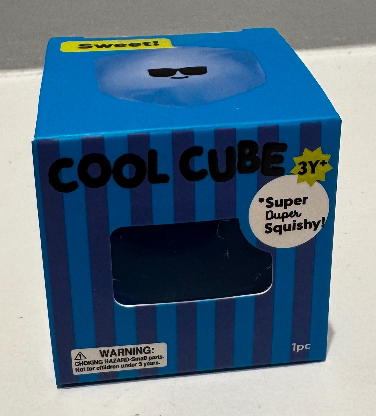 J’Adore Cool Cube Squishy TikTok Viral Stress Toy Super Soft Fidget Target Blue
