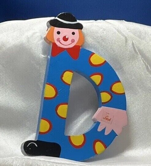 Sevi Hand Painted Wood Alphabet Letters Multicolor