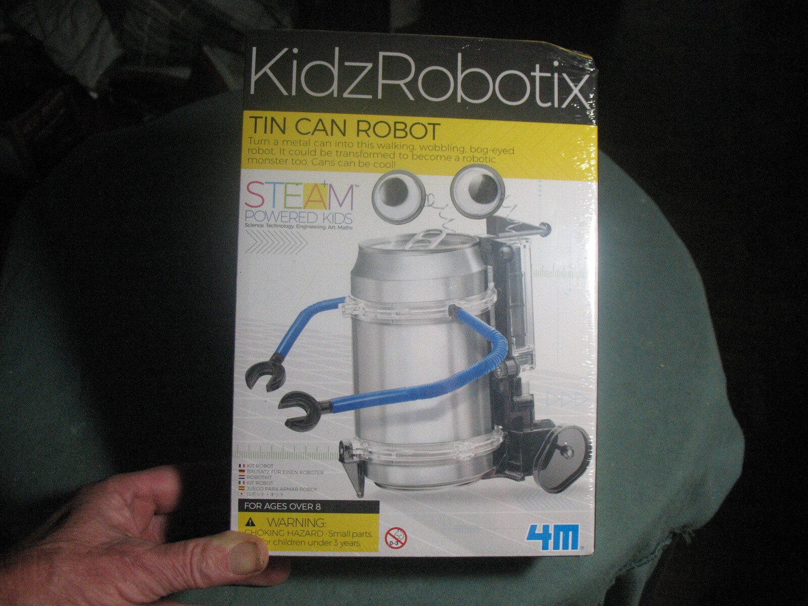 KidzRobotix Tin Can Robot Kit Educational Toy