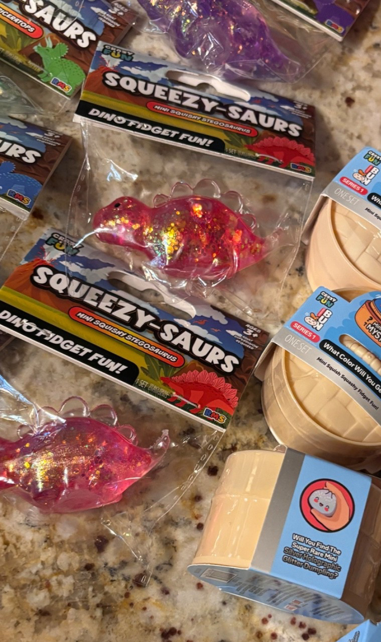 RMS Crazy Fun squeezy saurs squishy dinosaurs toy