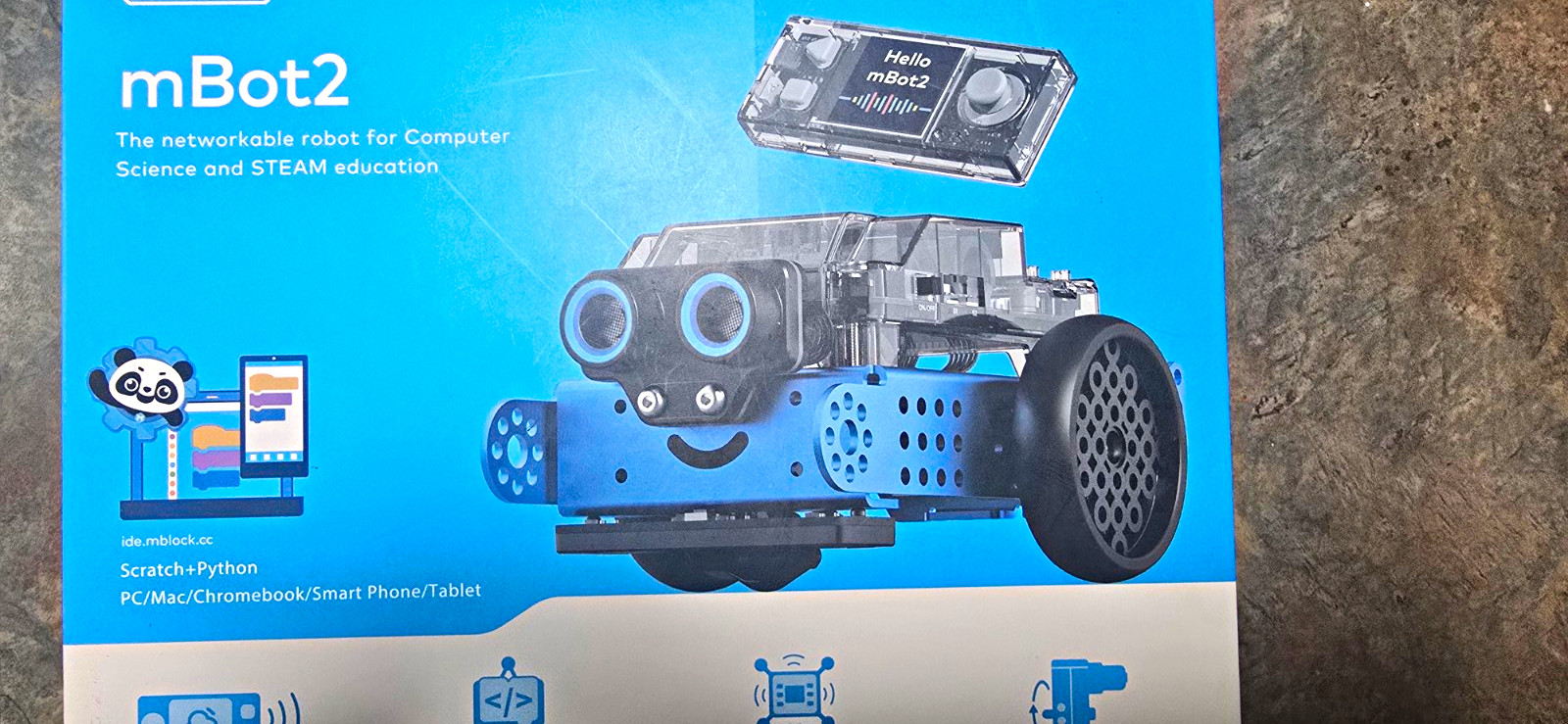 Makeblock mBot2 With Rover Addon Kit Including Both MBOT WITH BRAIN AND ROVER
