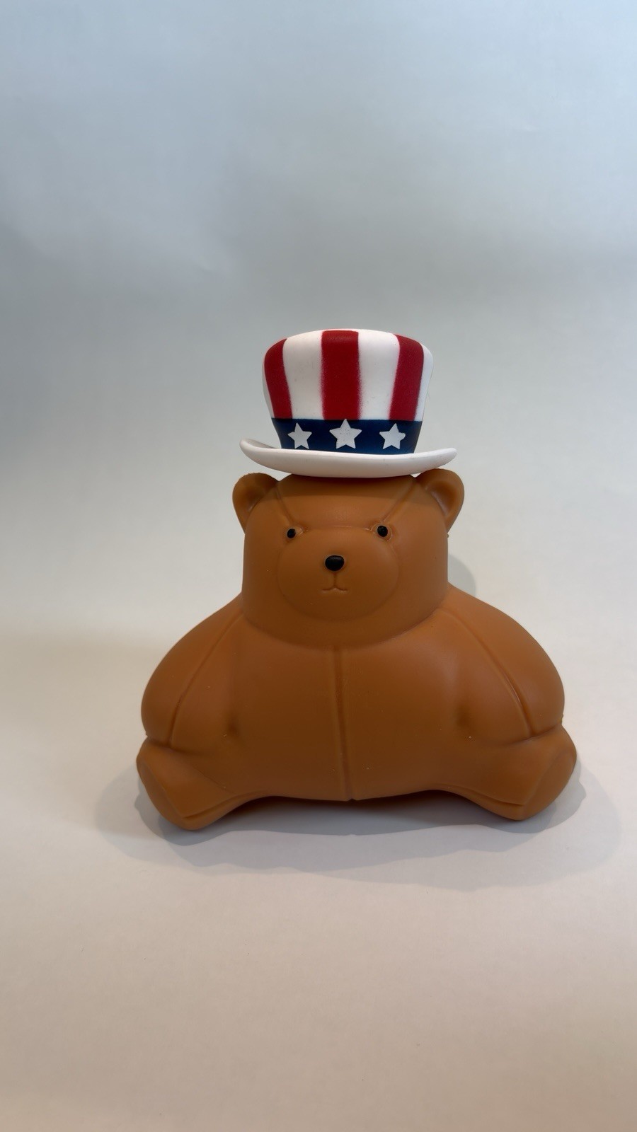 NEW UNUSED Sunny Days Squishy Patriotic Bear Red White And Blue Squishy NEW
