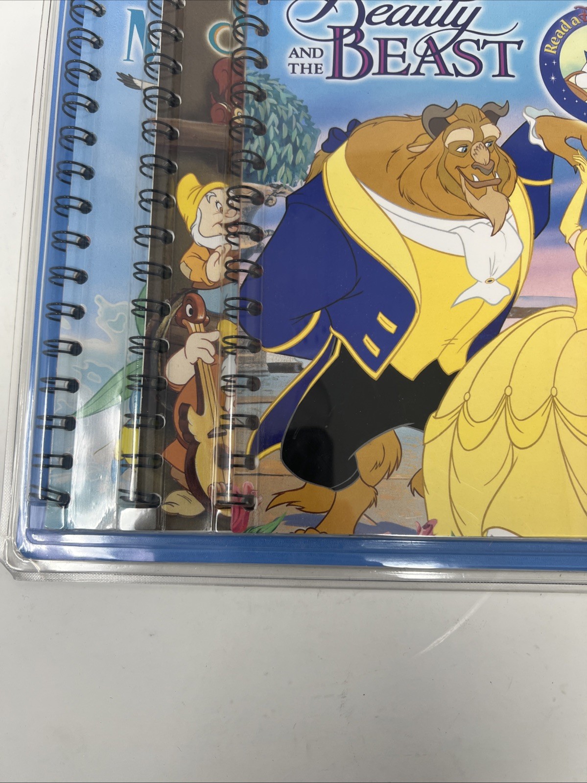 NIP Story Reader 3 Storybooks Disney Beauty & The Beast Snow White Little Mermai