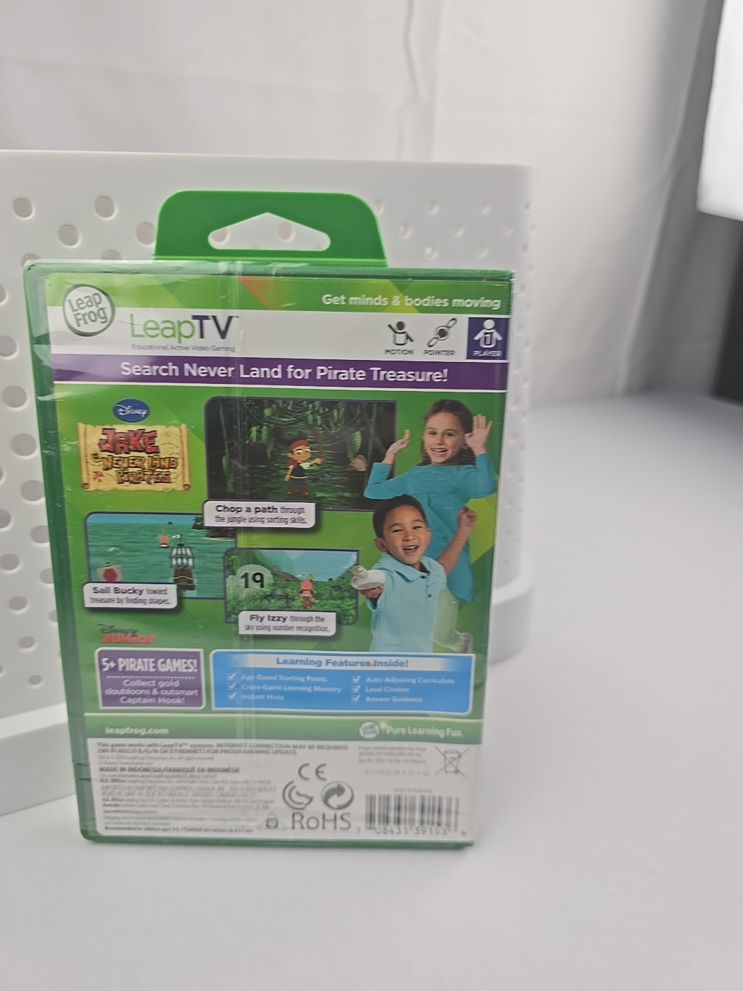 Leap Frog Learning Game Jake & The Neverland Pirates Age 3-5 LeapTV Mathematics
