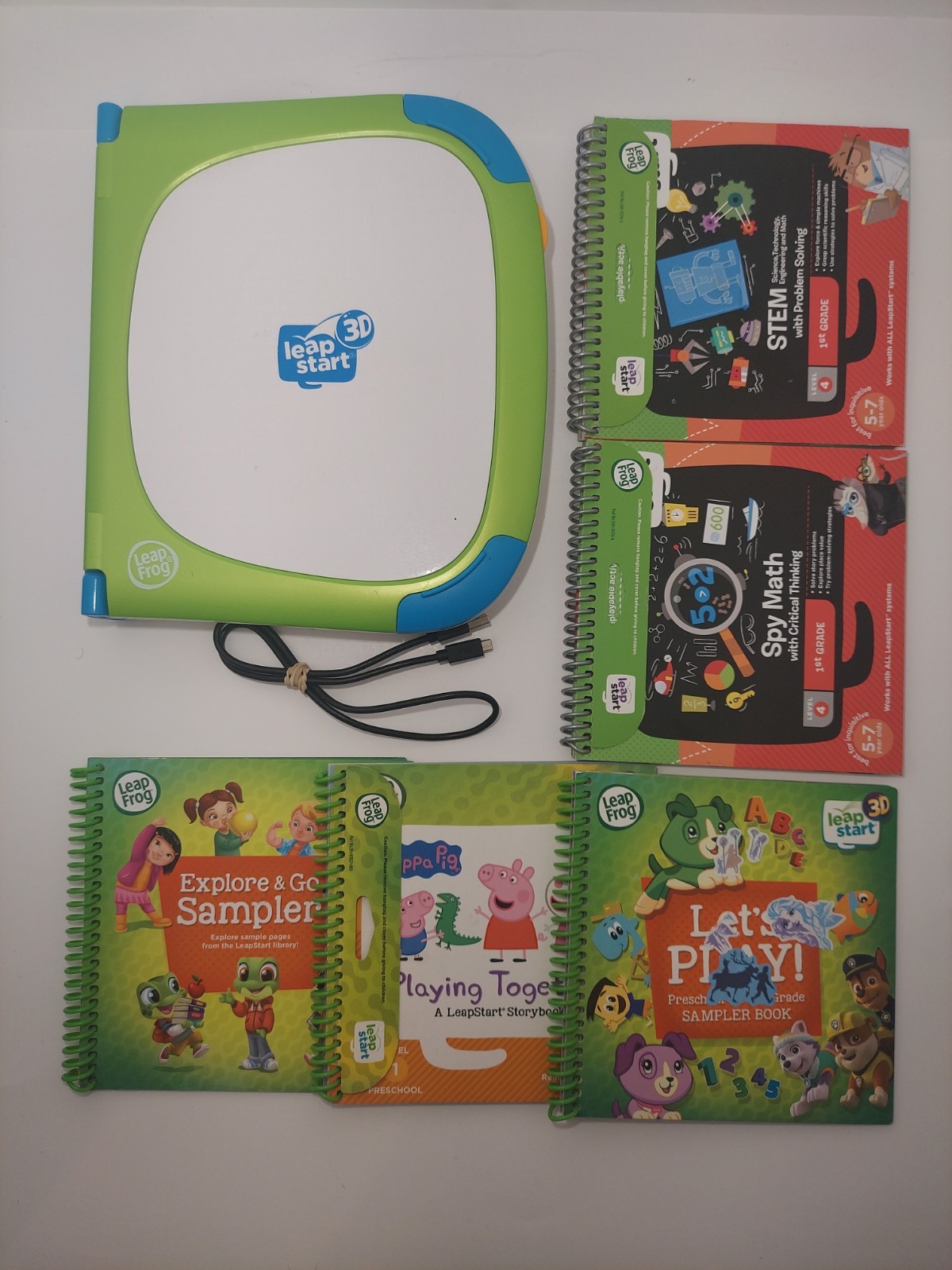 LeapFrog LeapStart 3D Interactive Learning System With 5 Books Working
