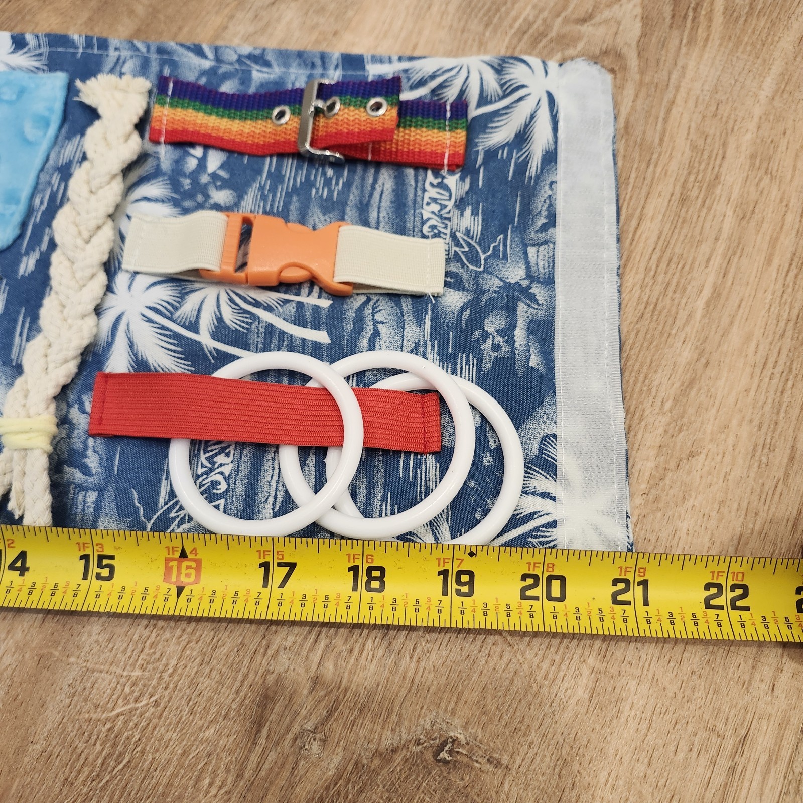 Fidget Sensory Blanket Toy for Adults with Dementia/Alzheimers, Motor Skills