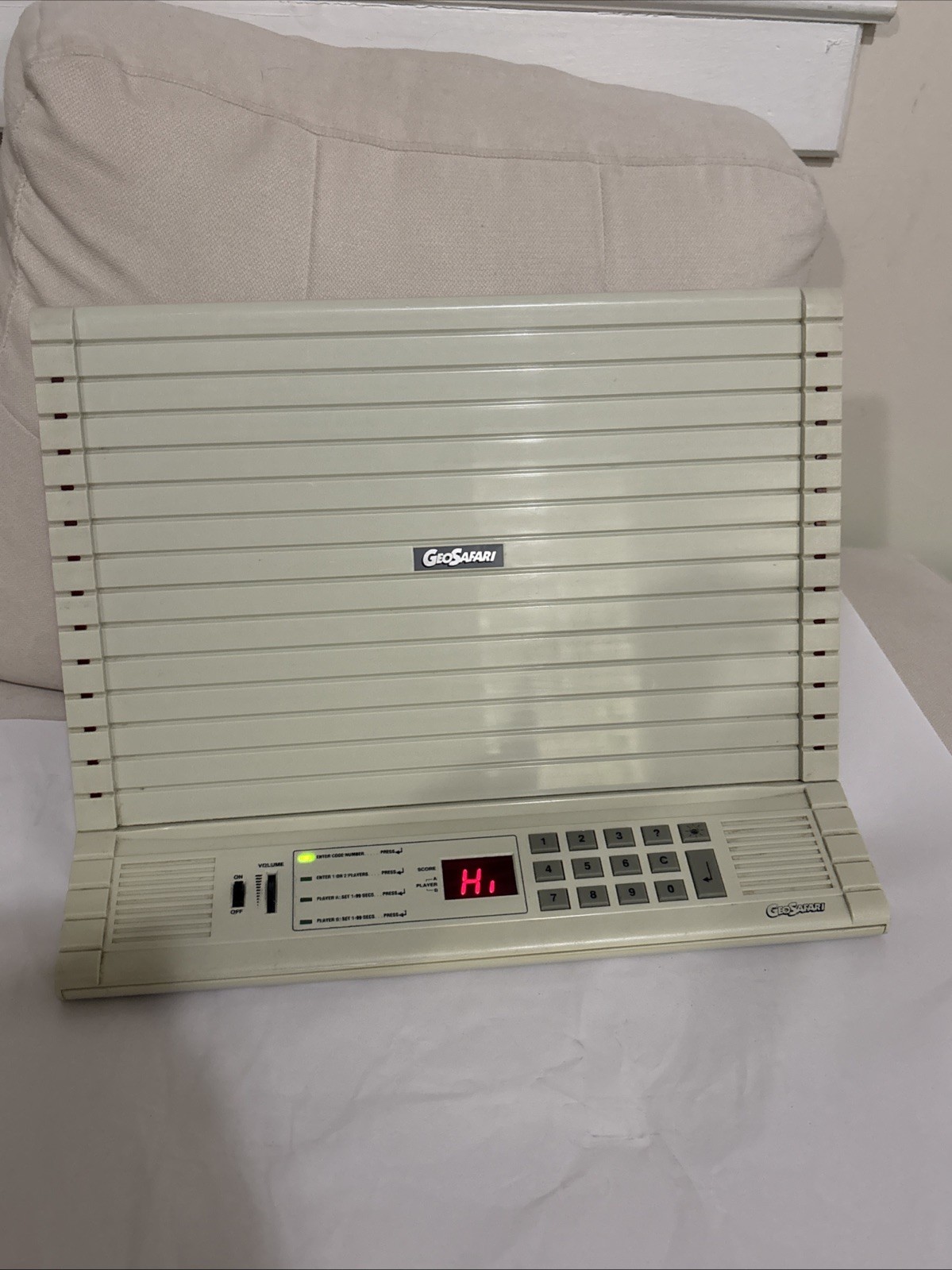 GeoSafari EI-8700 Educational Insights Learning System Tested Powers On No Cards