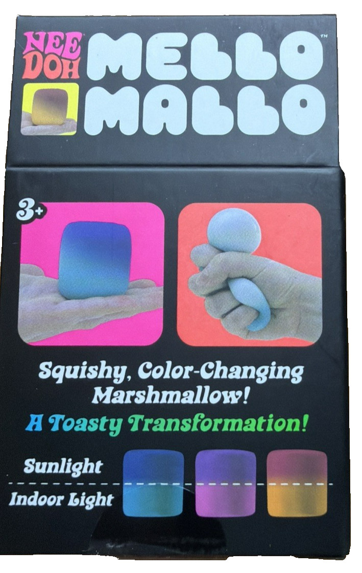 NeeDoh MELLO MALLO (Pink) VIRAL SQUISHY TOY! SCHYLLING SEALED