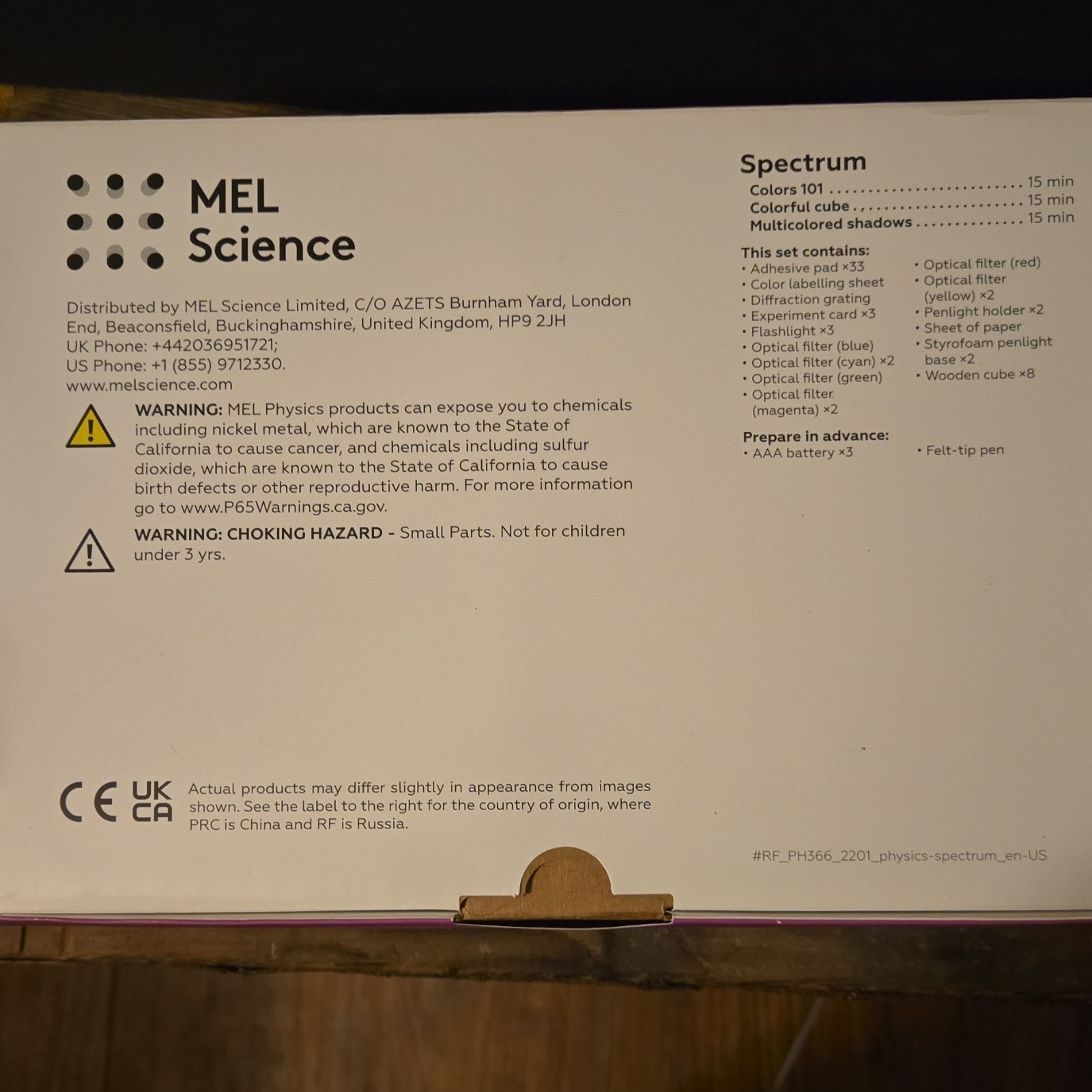 MEL Science Spectrum Science Kit Ages 8-11 & 12-16 Years Educational STEM Set