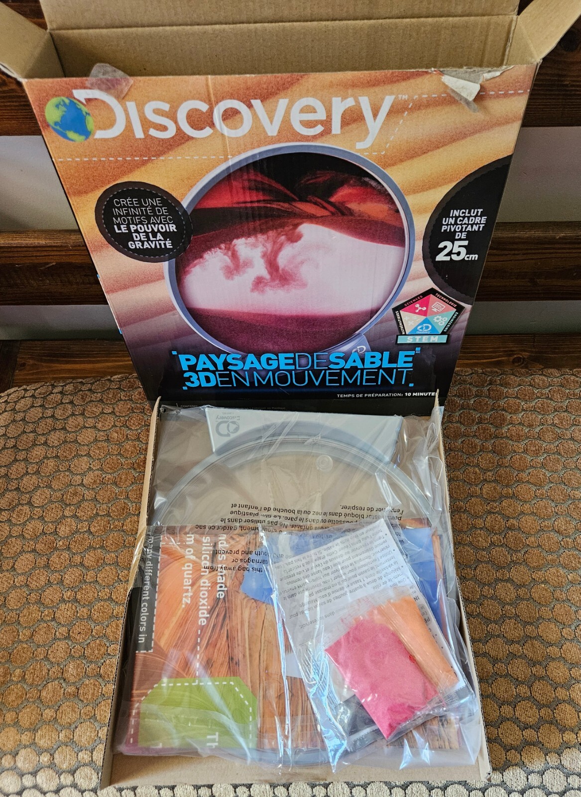 Fun Discovery 3D Motion Sandscape, Ages 8+, Kids, Youth, Science Art Learning