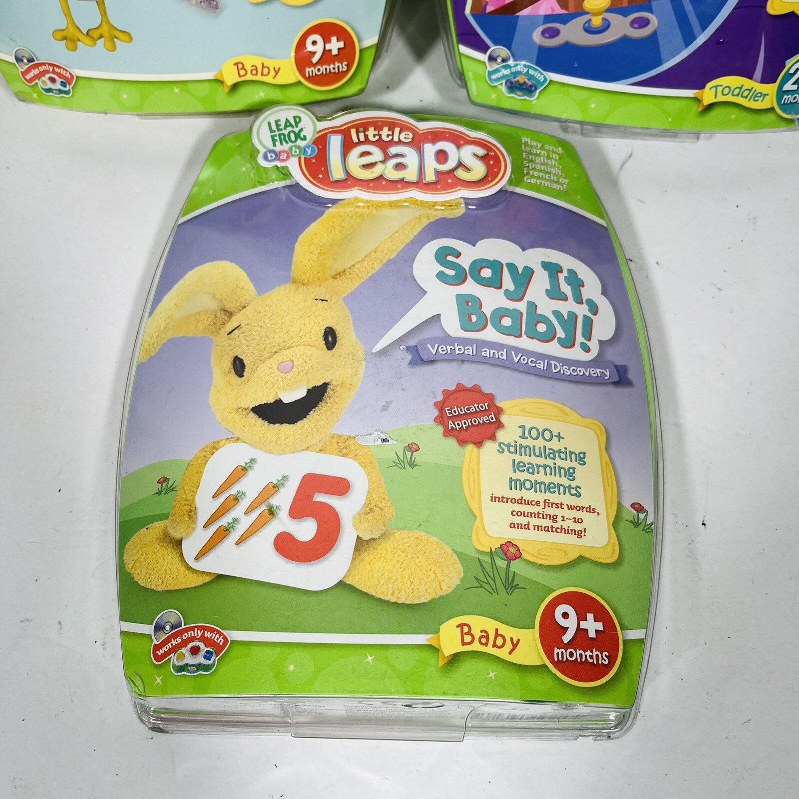 Leap Frog Baby Little Leaps Learning Alphabet Motor Skills Education 3 Pack New