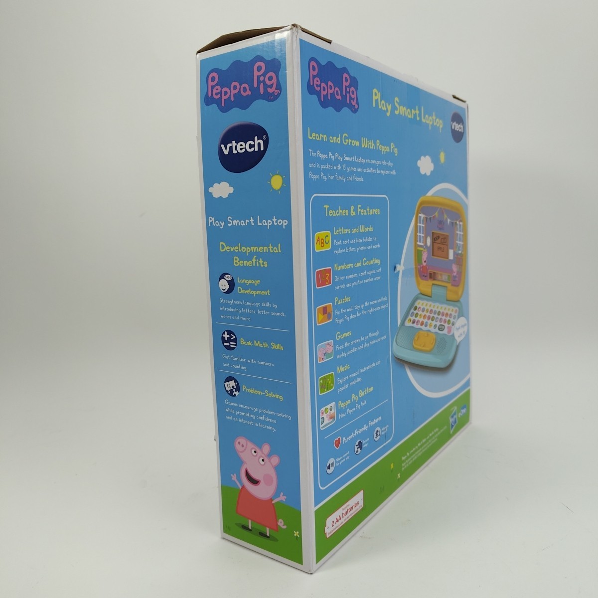 VTech Peppa Pig Play Smart Laptop for 2+ Years 5535 NEW & SEALED