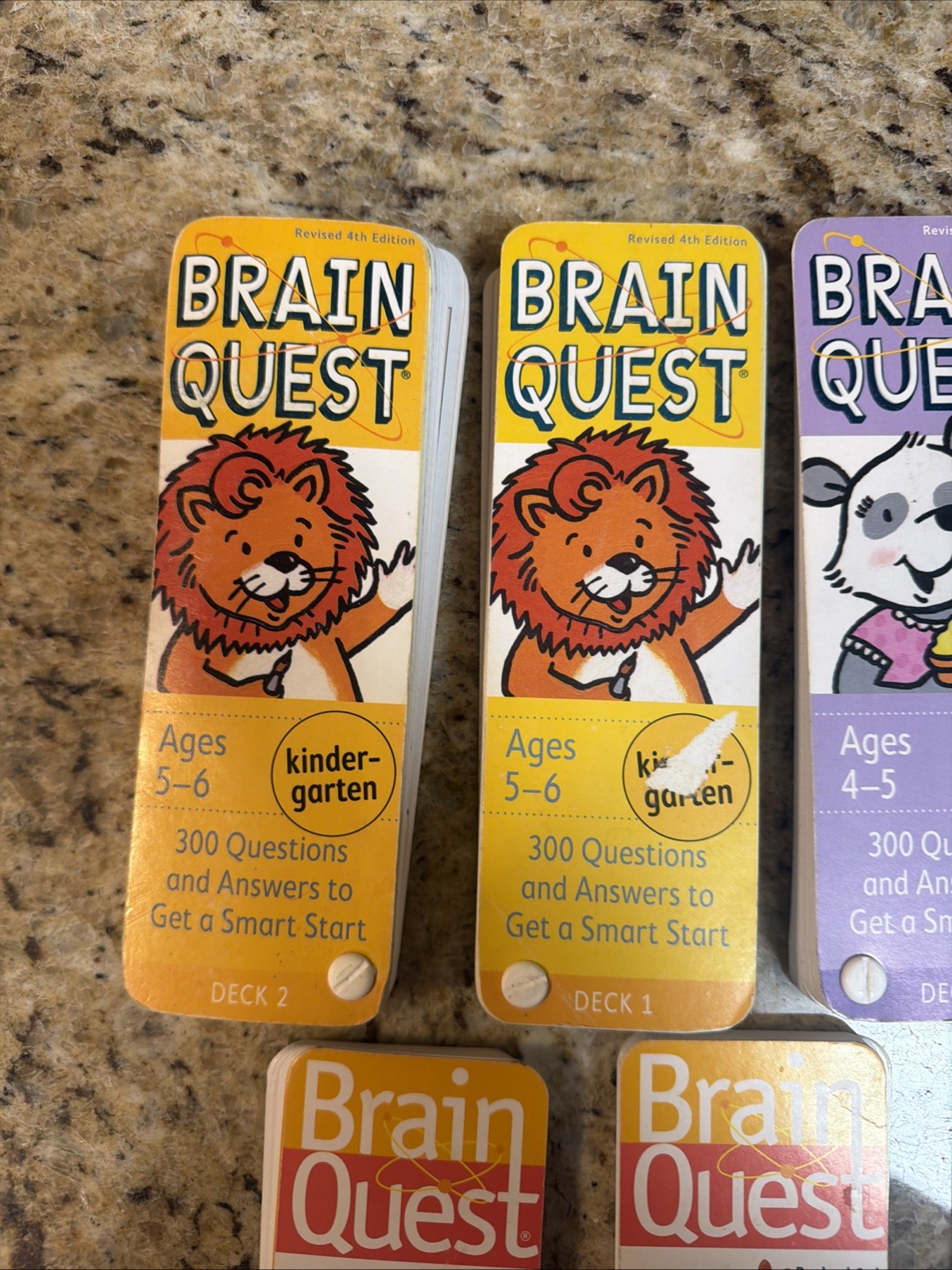 Brainquest Lot Kids Learning Cards Ages 2-6