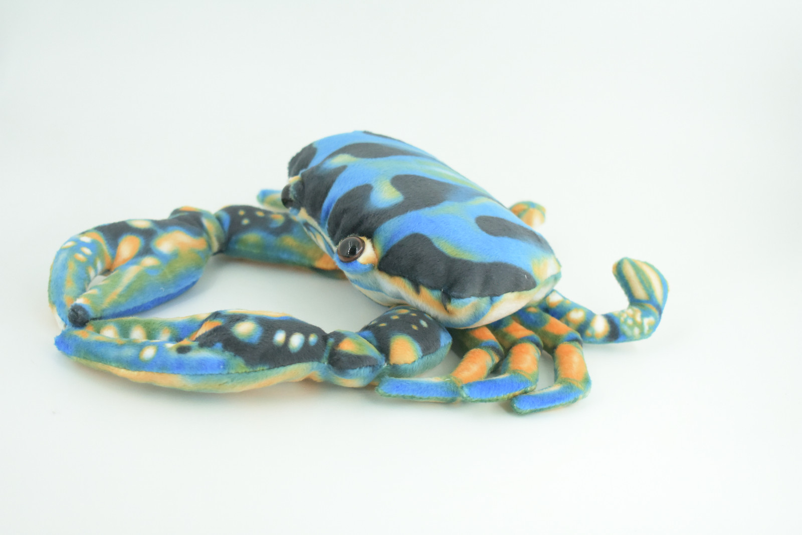 Blue Crab Plush Toy, Realistic Soft Stuffed Crab Toy, 10 Inches F4357 B197