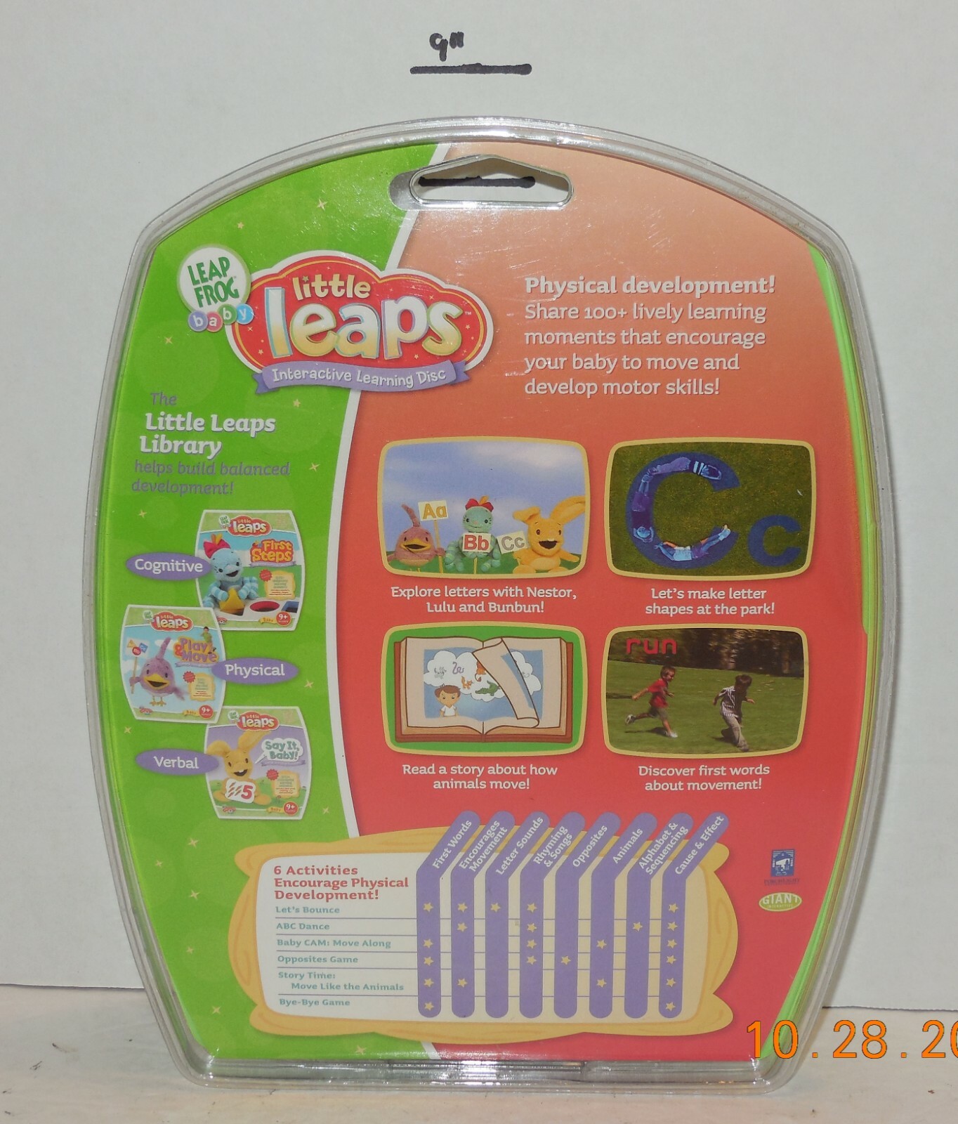 Leap Frog Baby Little leaps Play and Move Interactive Learning Disc NIP