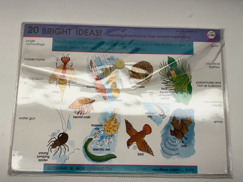 GeoSafari Learning System More Learning Fun 10 Cards 20 Lessons 8752 WOW