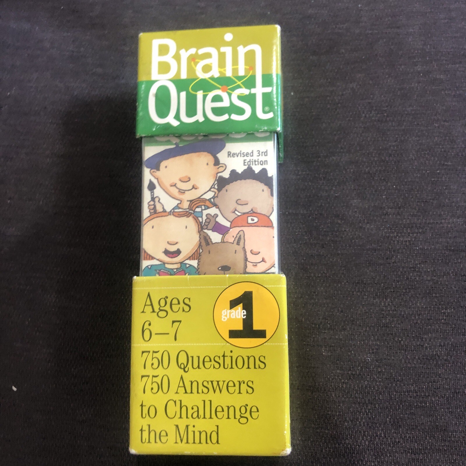 Brain Quest Grade 1 Age (6-7) 3rd Edit. Set of 2. Pre-Owned (M)