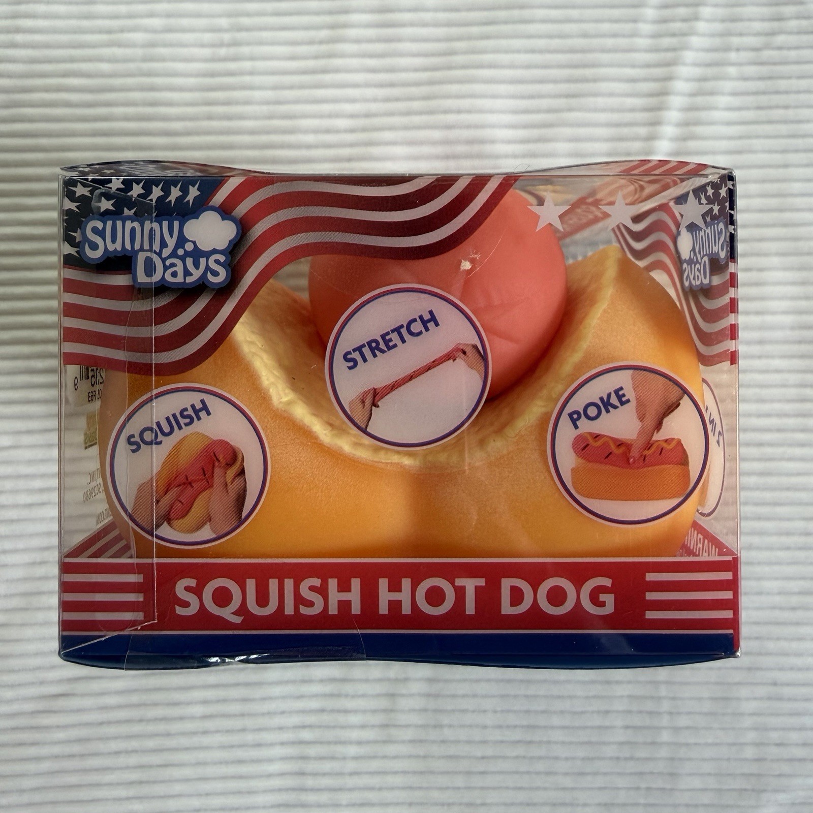 2026 Toymendous Sunny Days Jumbo Hot Dog Squish TikTok VIRAL Summer Squishy Toy
