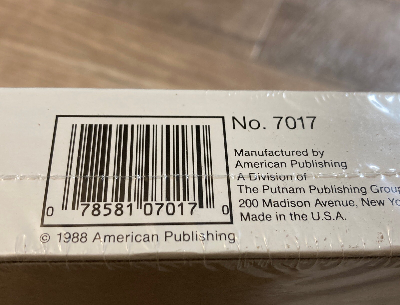 Vintage 1988 American Publishing Preschool First ABC Picture Puzzles Sealed