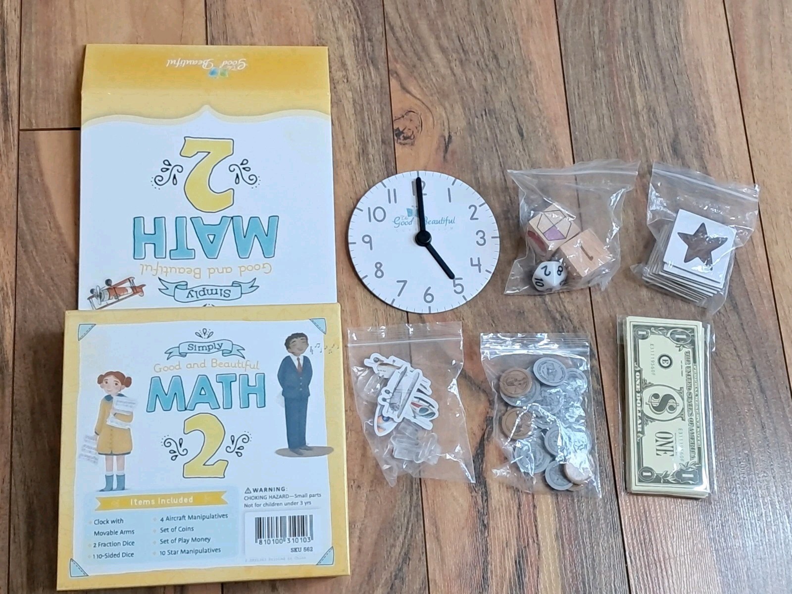 The Good and The Beautiful Math 2 Manipulatives Set Homeschool