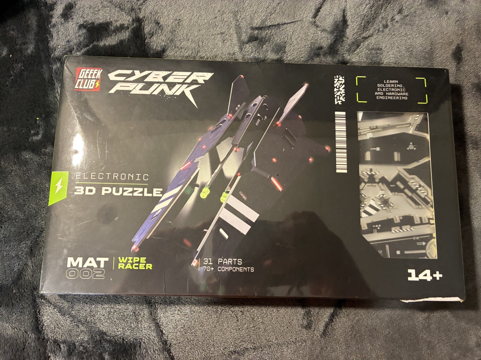 Geeek Club Cyber Punk Electronic 3D Puzzle ~ MAT002 Wipe Racer ~ NIP STEM Sealed