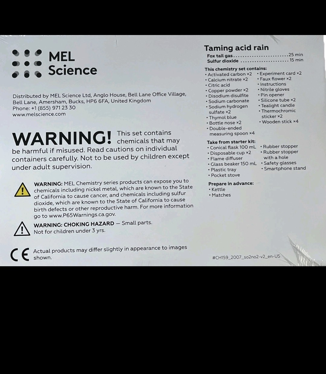Mel Chemistry Science Kit – TAMING ACID RAIN – NEW STEM Home school