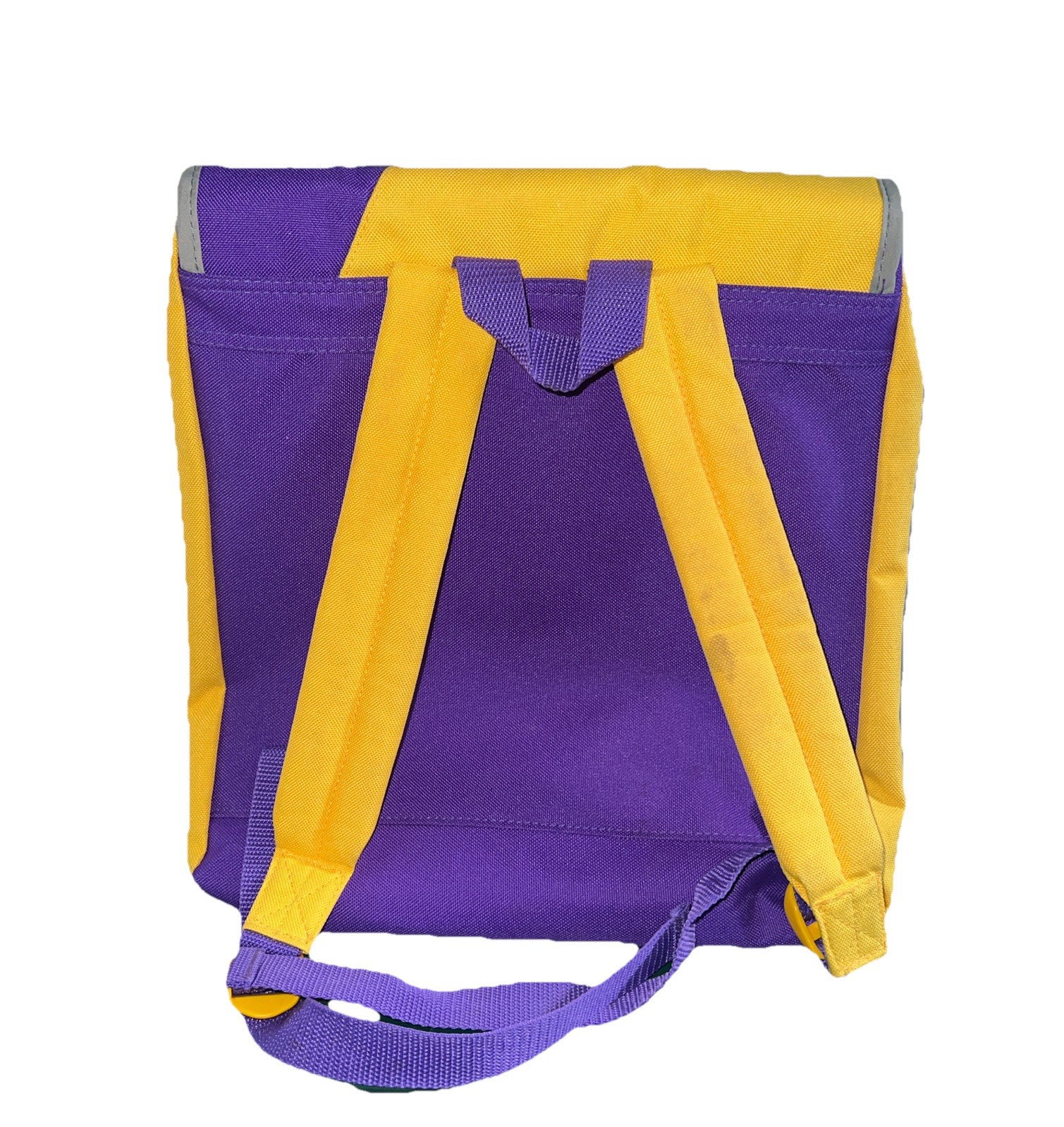 Fisher Price Power Touch Learning Systems BACK PACK, Purple/Yellow, Adj Straps