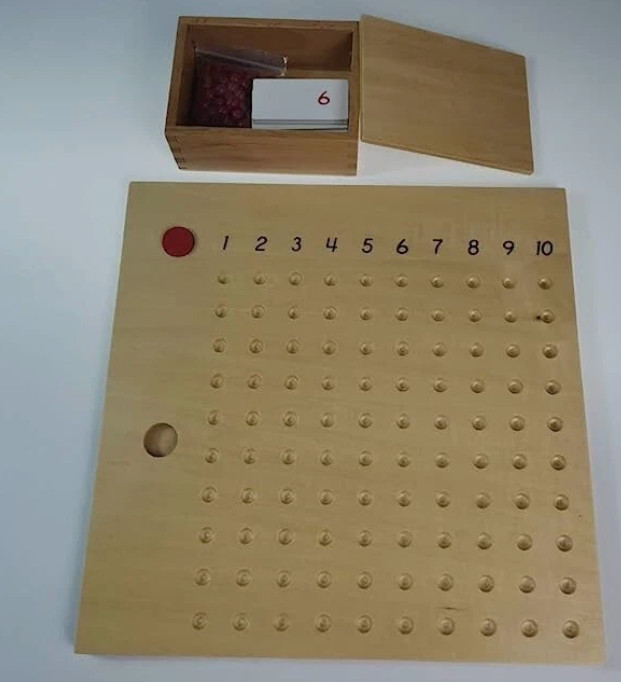 Bundled Wooden Montessori Math Multiplication & Division board game ( Premium)