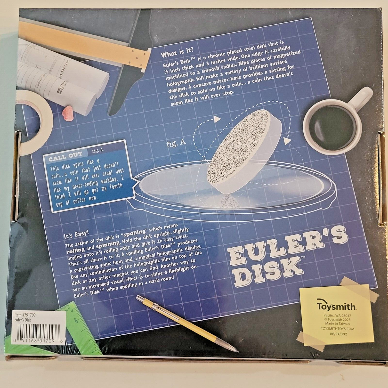 Euler’s Disk Science Kits & Toys School Learning Games for Girls Boys Toysmith