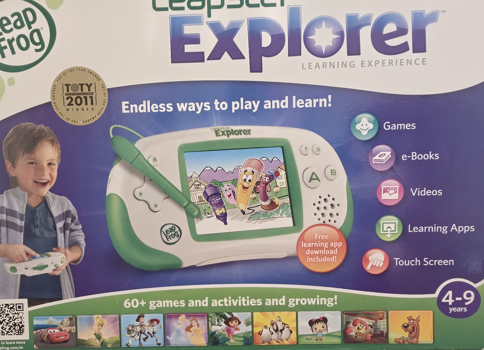 RARE 2011 LeapFrog Leapster Explorer Handheld Retro Game – TOTY Winner – NEW!!!