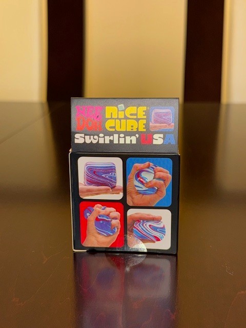 ***ONE*** NeeDoh Nice Cube 4th Of July Swirl – 100% AUTHENTIC NIB!