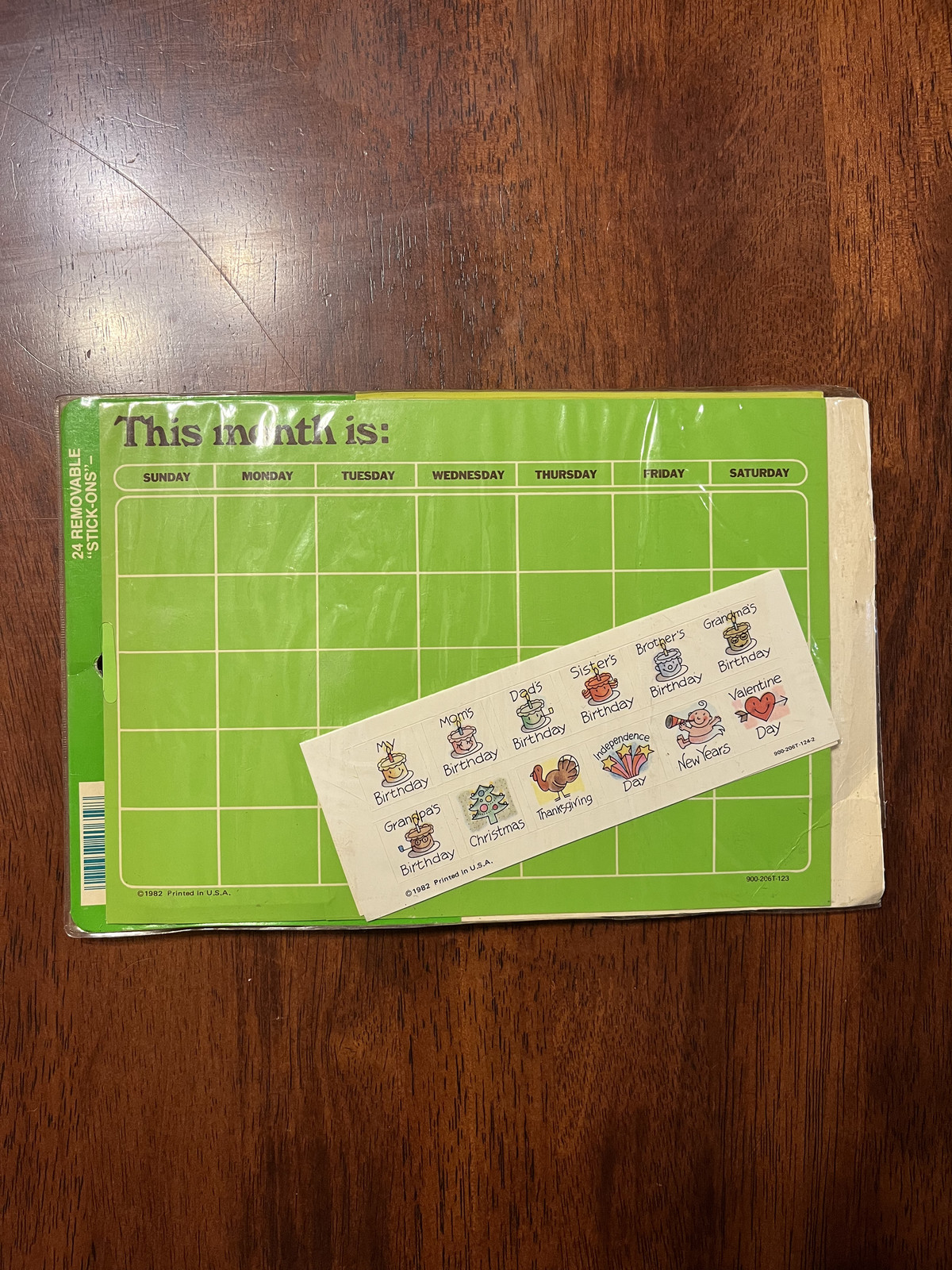 Vintage 1982 Learning the Calendar Parade of the Months Cassette Book Set Sealed