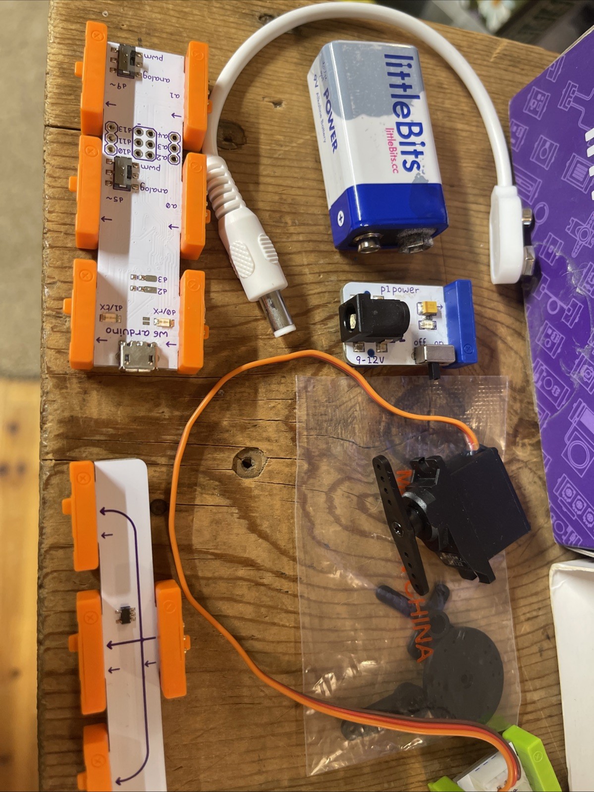 littleBits Arduino Coding Kit – STEM Learning Kit – Used W/ Extras