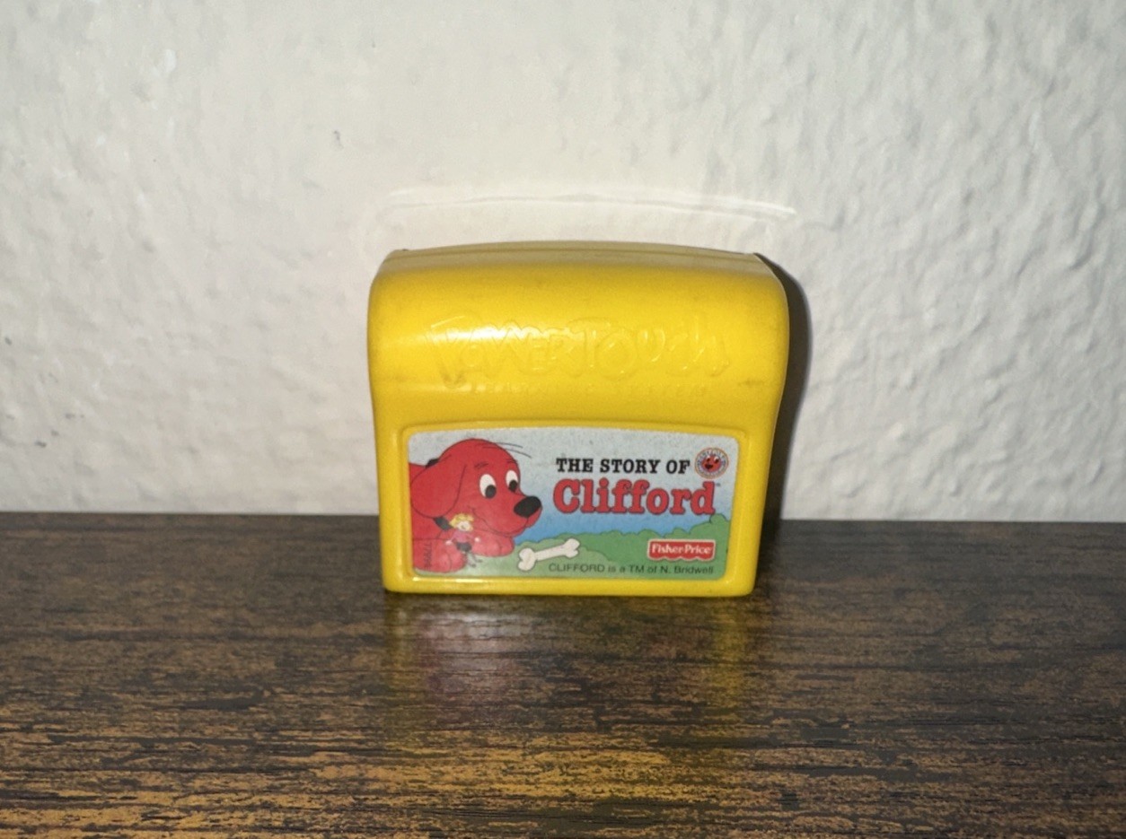 Fisher Price Power Touch The Story of Clifford Yellow Cartridge Only