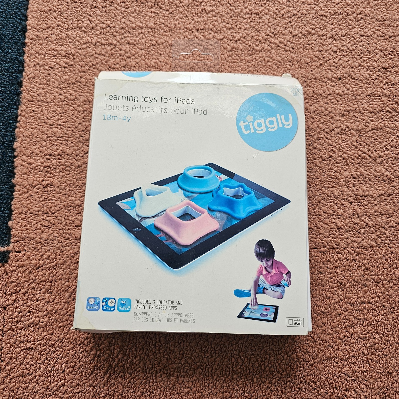 Tiggly Learning Toys For iPads Shvapes 18 Months – 4 Years Open Box Y3b