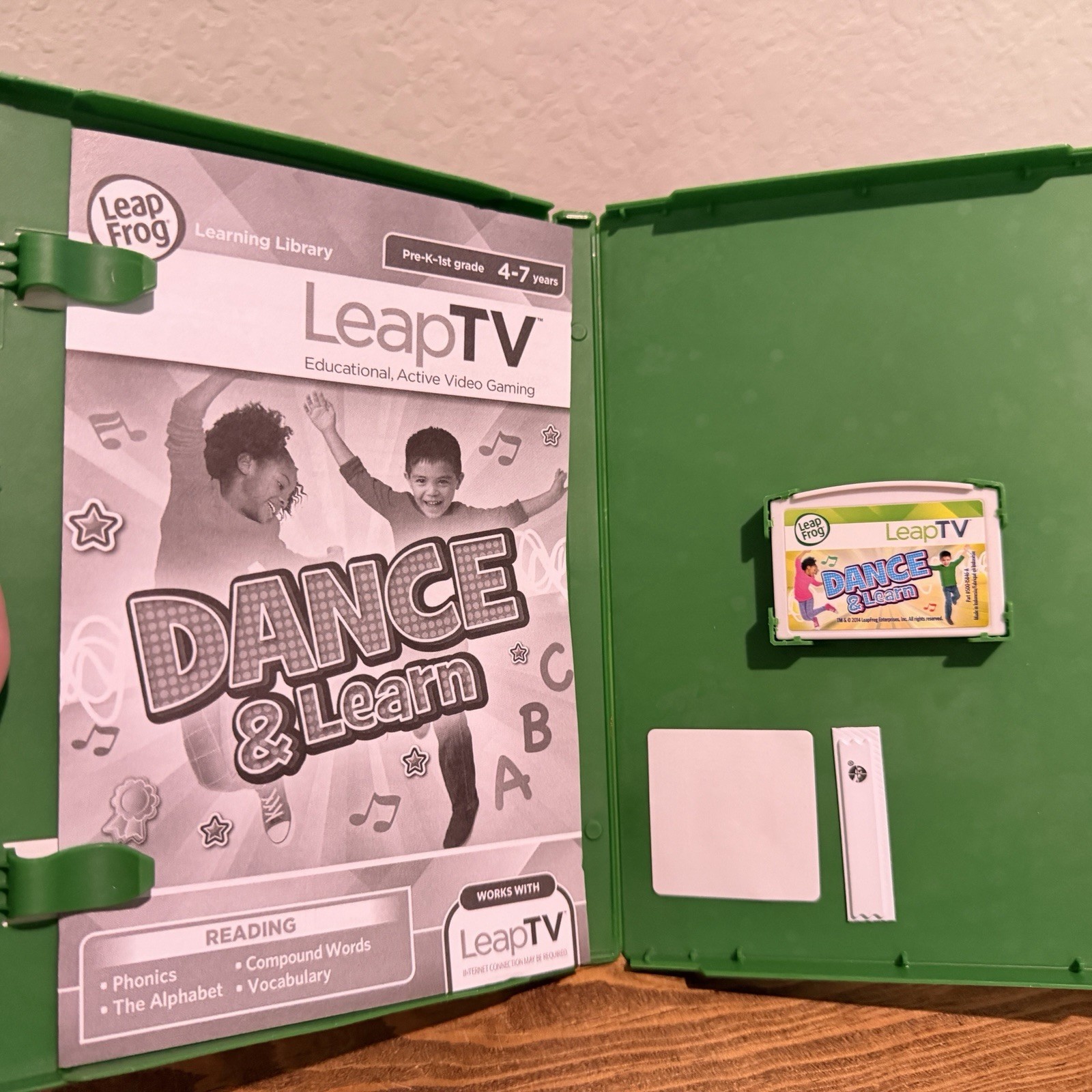 Leap Frog Leap TV Game Controller & Lot Of 4 Sports Frozen Dance Kart Racing
