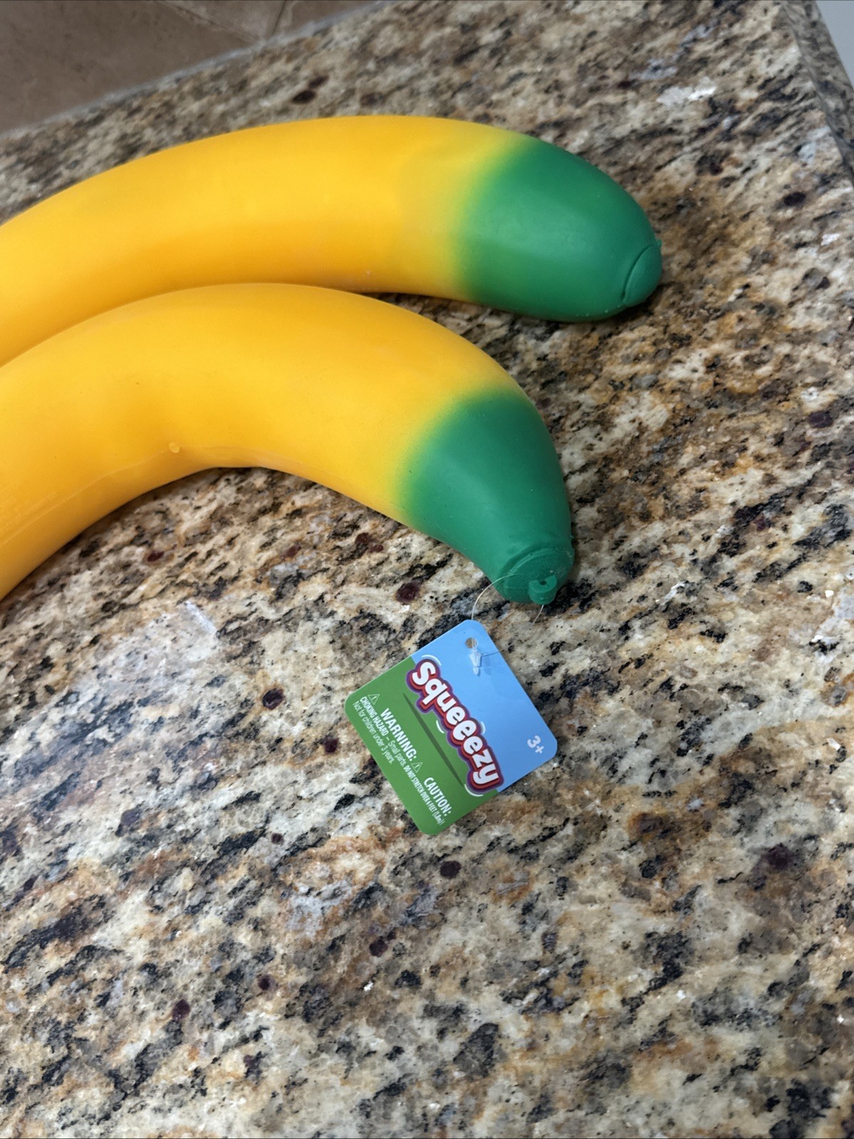 2 Sunny Days Squeezy Giant BANANA Sensory Fidget Squeeze Toymendous