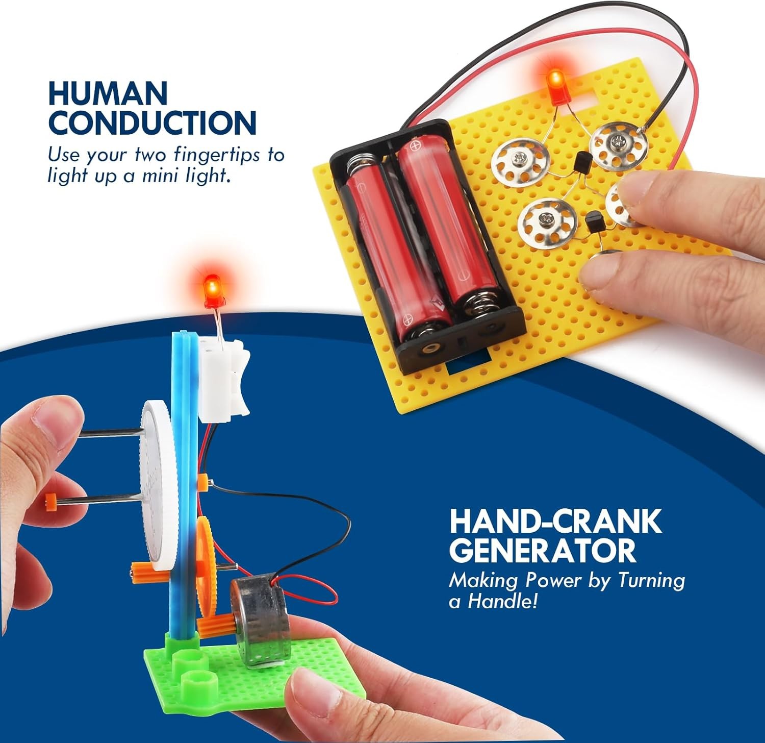 STEM Electric Circuit Kit for Kids Ages 8-12, Electrical Circuits Science Projec