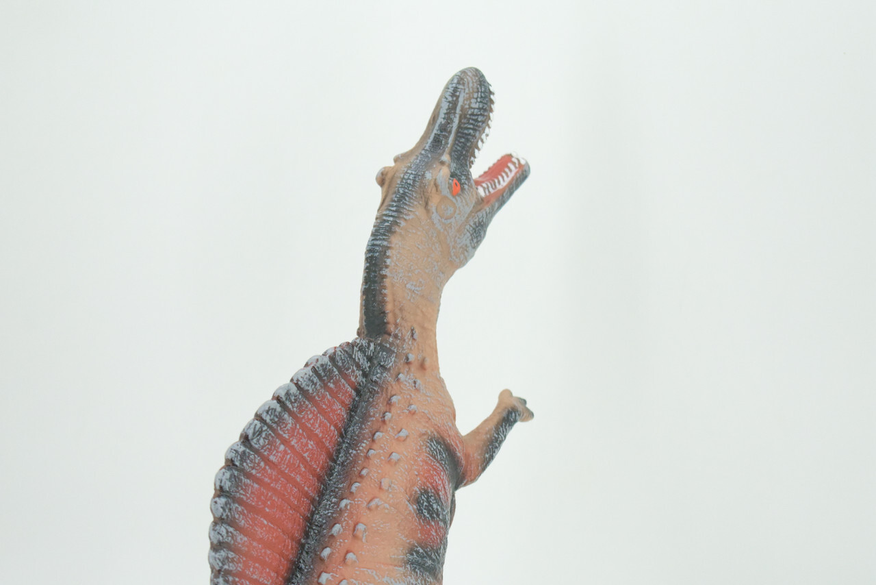 Spinosaurus Toy Sail-back Dinosaur Soft Rubber Model Gift 15 Inches AR01 B300