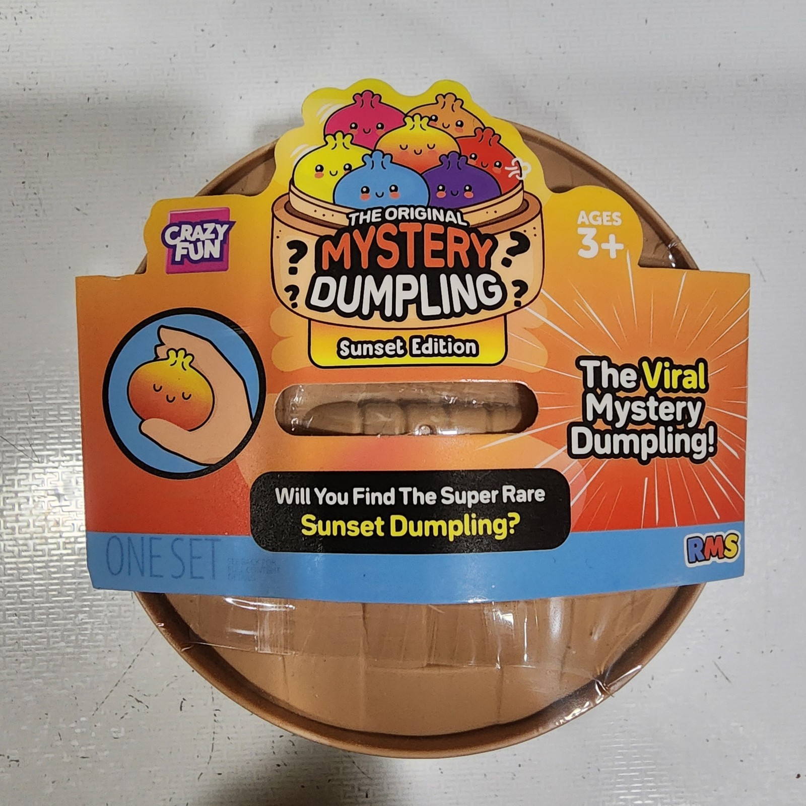 1x New! RMS Crazy Fun 🌇 Sunset Edition Original Viral Mystery Dumpling Squishy