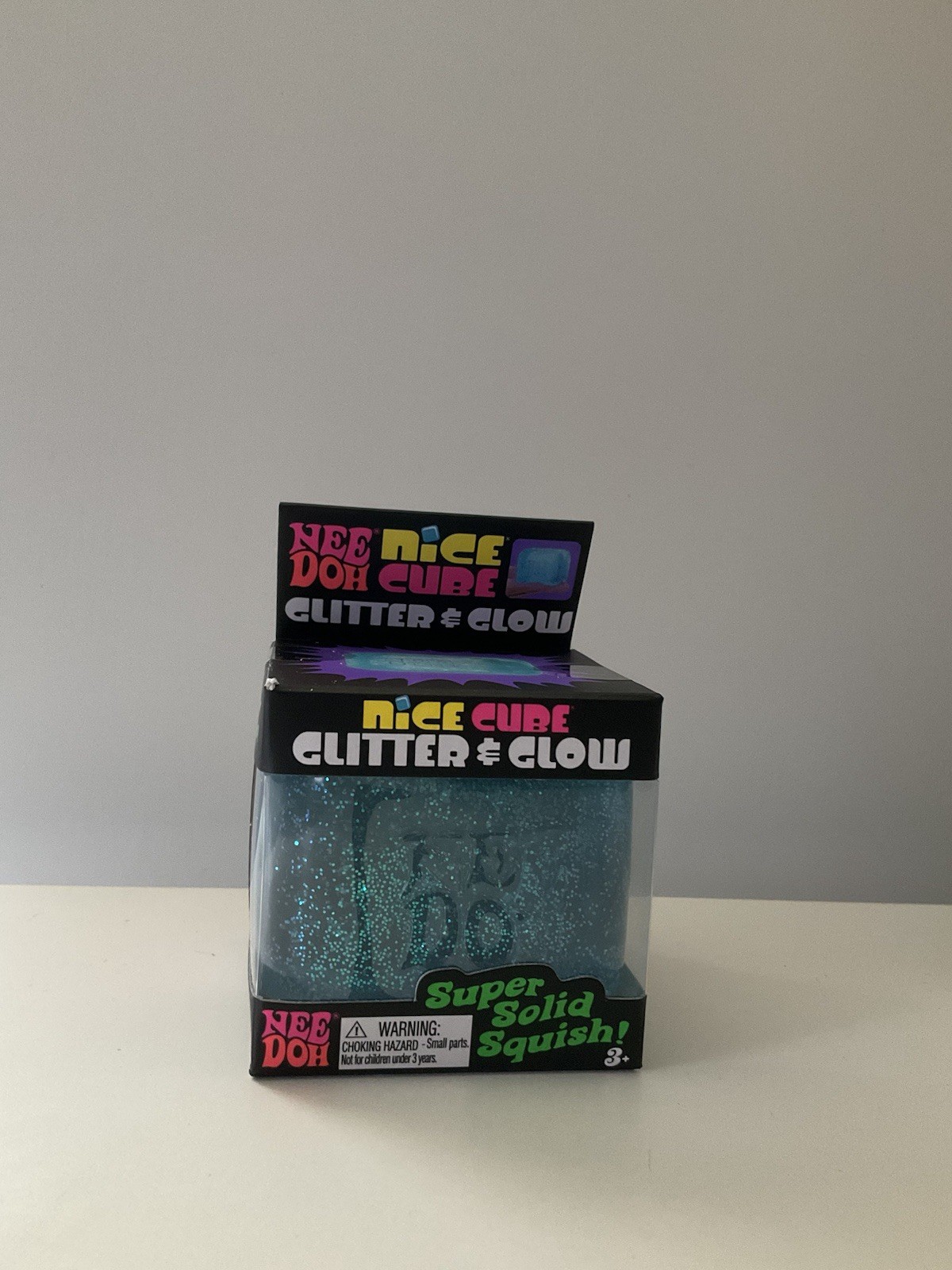 Blue Needoh Glitter Nice Cube