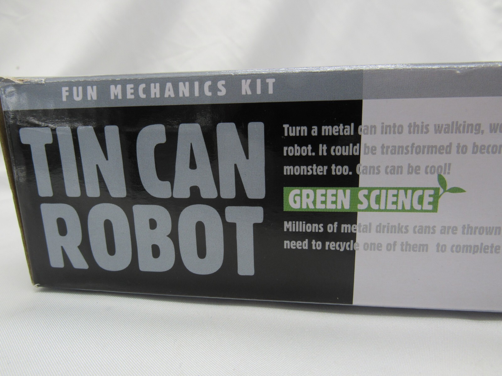 KidzRobotix Tin Can Robot Kit Educational Toy Fun Project NEW free ship